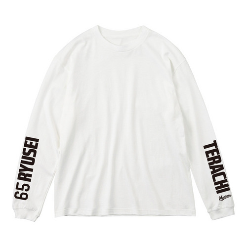 全選手展開 ユニホームコーデ ビッグシルエットロングTシャツ ホワイト 詳細画像 受注パターン 1