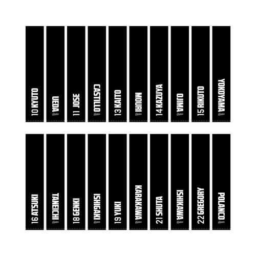 全選手展開 ユニホームコーデ アームカバー 詳細画像 受注パターン 4