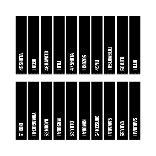 全選手展開 ユニホームコーデ アームカバー 詳細画像 受注パターン 7