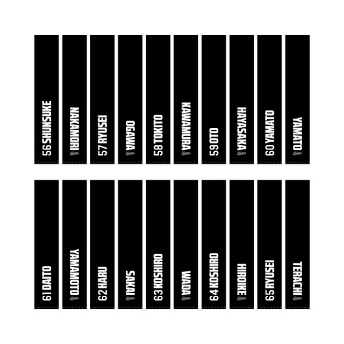 全選手展開 ユニホームコーデ アームカバー 詳細画像 受注パターン 8