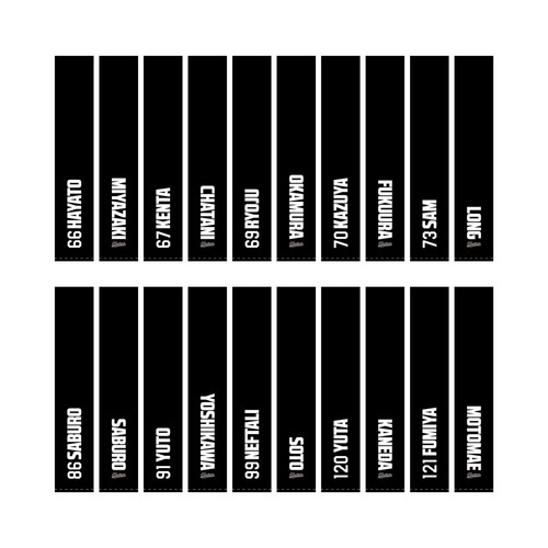 全選手展開 ユニホームコーデ アームカバー 詳細画像 受注パターン 9