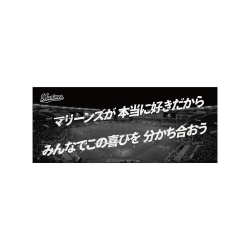 球団歌フェイスタオル　歓喜のテーマ 詳細画像 1カラー 1
