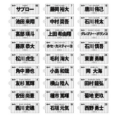 2026 選手フェイスタオルデザイン シークレットアクリルキーホルダー(HOME)