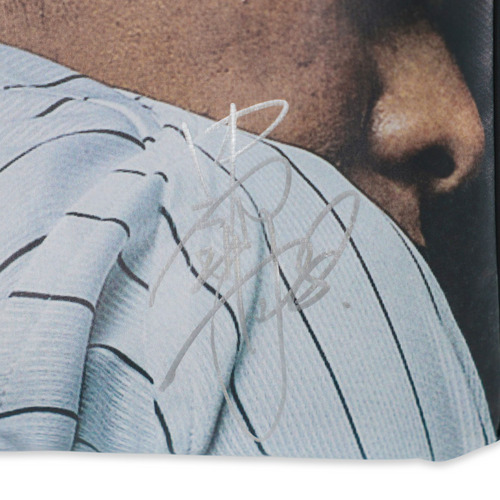 #8中村 直筆サイン入り2025球場正面ターポリン幕リメイクトートバッグ