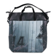 #14小島 直筆サイン入り2025球場正面ターポリン幕リメイクトートバッグ