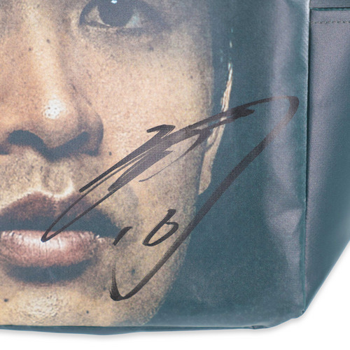 #16種市 直筆サイン入り2025球場正面ターポリン幕リメイクトートバッグ