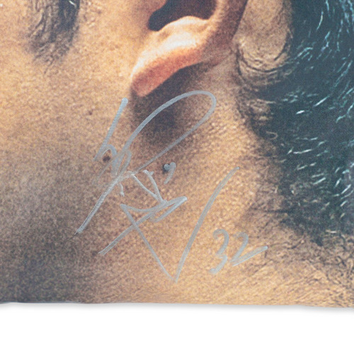 #32佐藤 直筆サイン入り2025球場正面ターポリン幕リメイクトートバッグ