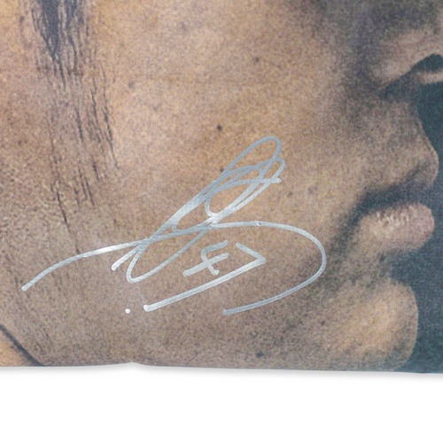 #47鈴木 直筆サイン入り2025球場正面ターポリン幕リメイクトートバッグ