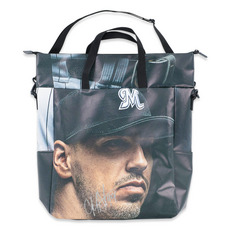 #99ソト 直筆サイン入り2025球場正面ターポリン幕リメイクトートバッグ