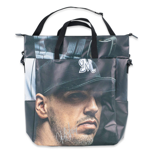 #99ソト 直筆サイン入り2025球場正面ターポリン幕リメイクトートバッグ