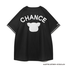 チャンスくん ベースボールシャツ ブラック 詳細画像
