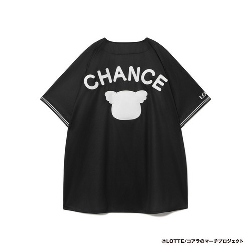 チャンスくん キッズベースボールシャツ ブラック 詳細画像 1カラー 2