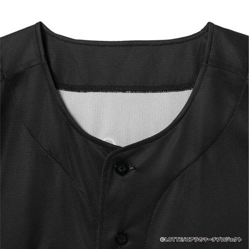 チャンスくん キッズベースボールシャツ ブラック 詳細画像 1カラー 3