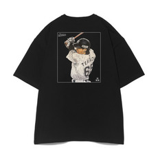 プレイヤーズ・シート2026壁面アート ビッグシルエットTシャツ ブラック 詳細画像