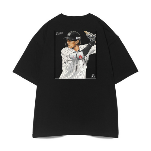 プレイヤーズ・シート2026壁面アート ビッグシルエットTシャツ ブラック 詳細画像 1カラー 2