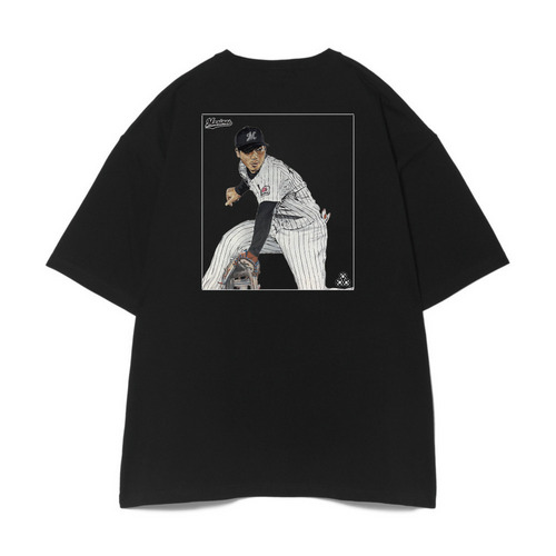 プレイヤーズ・シート2026壁面アート ビッグシルエットTシャツ ブラック 詳細画像 1カラー 3