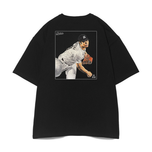 プレイヤーズ・シート2026壁面アート ビッグシルエットTシャツ ブラック 詳細画像 1カラー 7