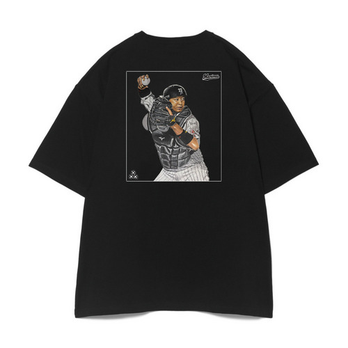 プレイヤーズ・シート2026壁面アート ビッグシルエットTシャツ ブラック 詳細画像 1カラー 8