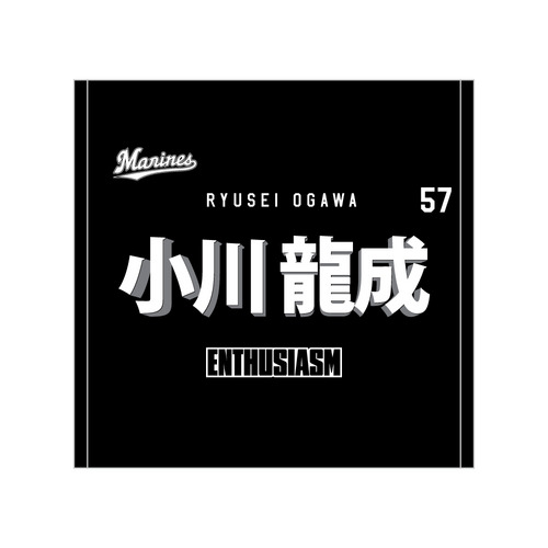 全選手展開 選手フェイスタオルデザイン ハンドタオル(ビジター) 詳細画像 1カラー 1