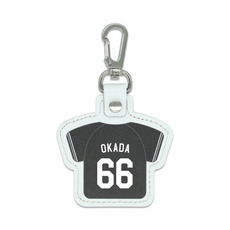 TEAM26 DAY 6月来場OB5選手展開 本革製ユニホームキーホルダー(ビジター) 詳細画像