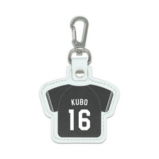 TEAM26 DAY 6月来場OB5選手展開 本革製ユニホームキーホルダー(ビジター) 詳細画像