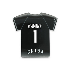 TEAM26 DAY 6月来場OB5選手展開 ユニホーム型カーマグネット(ビジター) 詳細画像