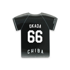 TEAM26 DAY 6月来場OB5選手展開 ユニホーム型カーマグネット(ビジター) 詳細画像