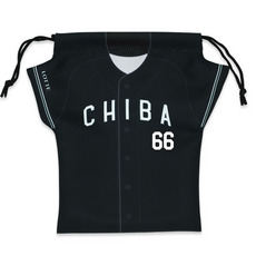 TEAM26 DAY 6月来場OB5選手展開 ユニホーム型巾着(ビジター)