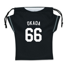 TEAM26 DAY 6月来場OB5選手展開 ユニホーム型巾着(ビジター) 詳細画像