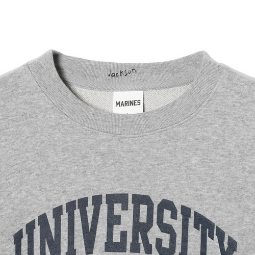 26SS JACKSON MATISSE UNIVERSITY MARINES Sweat 詳細画像 グレー 7