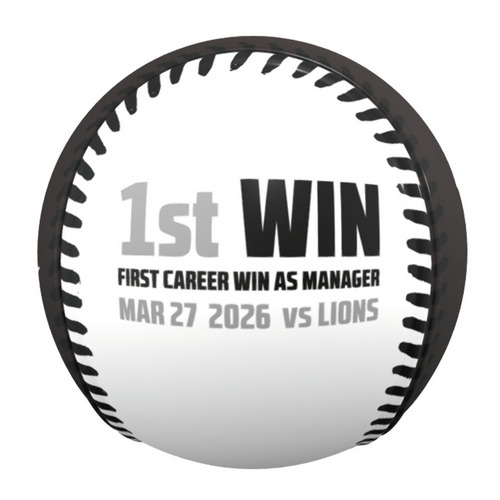 サブロー監督 初勝利記念 ピクチャーボール 詳細画像 1カラー 4