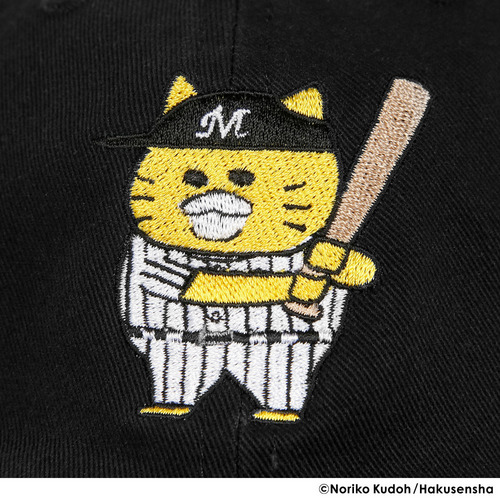 ノラネコぐんだん&times;千葉ロッテマリーンズ 刺繍キャップ 詳細画像 1カラー 3