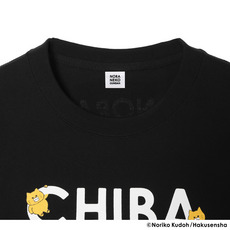 ノラネコぐんだん&times;千葉ロッテマリーンズ Tシャツ ブラック 詳細画像