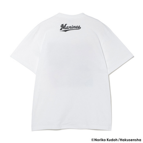 ノラネコぐんだん&times;千葉ロッテマリーンズ Tシャツ ホワイト 詳細画像 ホワイト 2
