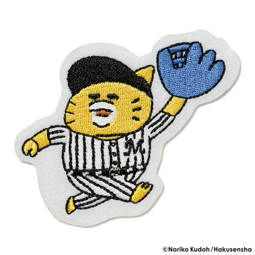 ノラネコぐんだん&times;千葉ロッテマリーンズ 刺繍ワッペン 守備 詳細画像 1カラー 1