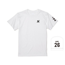 【ネーム・ナンバーカスタム】2026父の日 Tシャツ ホワイト