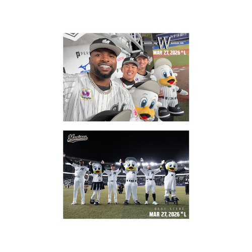 2026ベストシーン 選手集合・セルフィーブロマイド2枚セット(3.27vsL) 詳細画像 1カラー 1