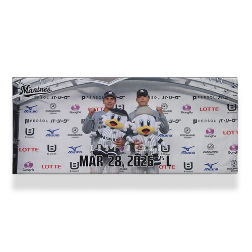 2026ベストシーン 選手集合フェイスタオル(3.28vsL) 詳細画像 1カラー 1