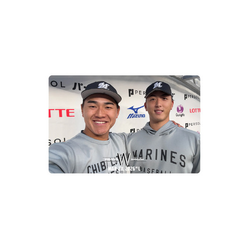 2026ベストシーン 選手セルフィーアクリルカード(3.28vsL) 詳細画像 1カラー 1