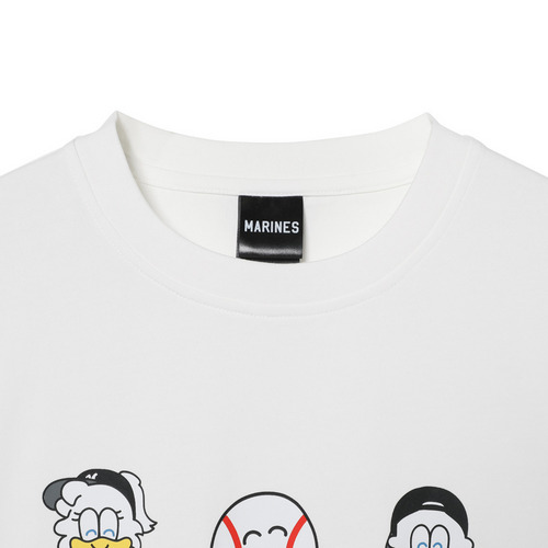 おえかきさん&times;MARINES 野球Ｔシャツ 詳細画像 ホワイト 3