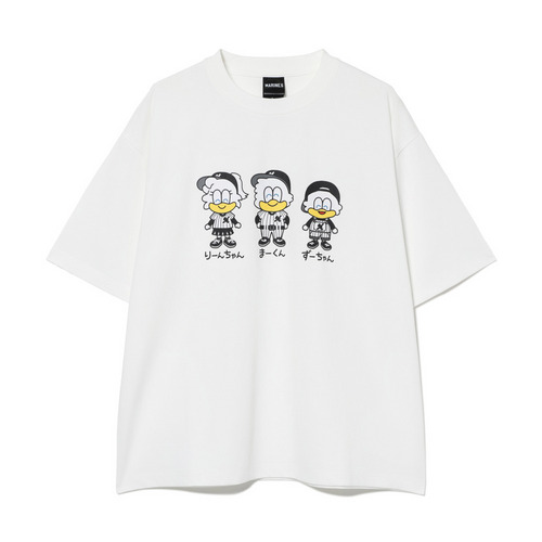 おえかきさん&times;MARINES とりおＴシャツ 詳細画像 ホワイト 1