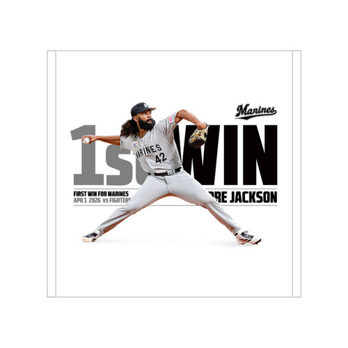 アンドレ・ジャクソン投手 移籍後初勝利記念 ハンドタオル 詳細画像 1カラー 1