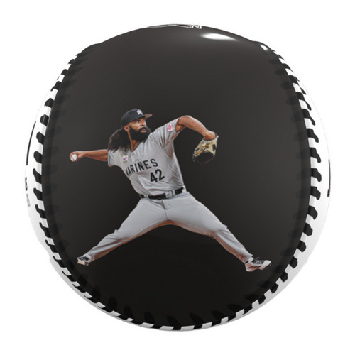 アンドレ・ジャクソン投手 移籍後初勝利記念 ピクチャーボール 詳細画像 1カラー 2