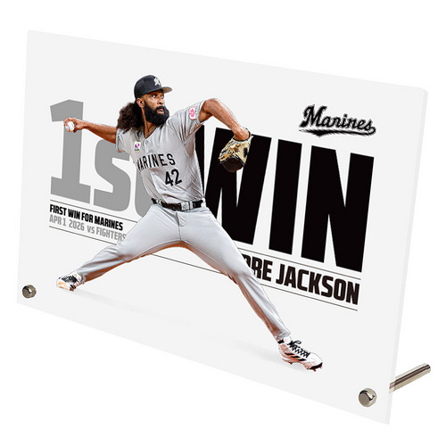 アンドレ・ジャクソン投手 移籍後初勝利記念 アクリルパネル 詳細画像 1カラー 1