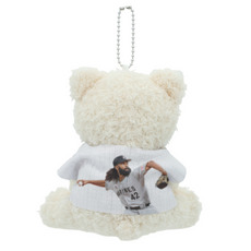 アンドレ・ジャクソン投手 移籍後初勝利記念 もこもこベア15cmあみぐるみ 詳細画像