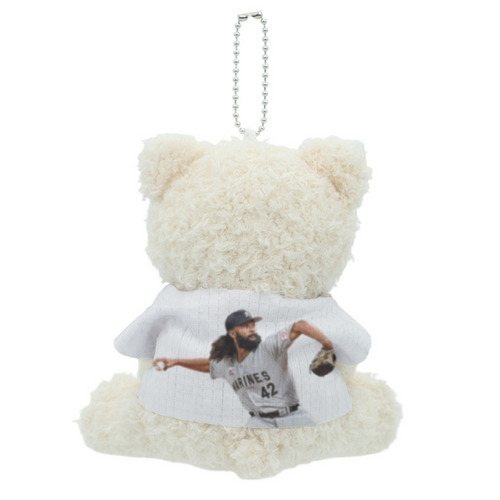 アンドレ・ジャクソン投手 移籍後初勝利記念 もこもこベア15cmあみぐるみ 詳細画像 1カラー 2