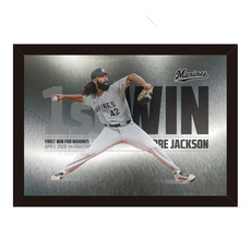アンドレ・ジャクソン投手 移籍後初勝利記念 メタルポスター