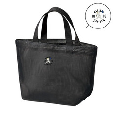 18選手展開 ワンポイント刺繍メッシュミニトートバッグ 詳細画像