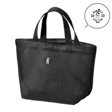 18選手展開 ワンポイント刺繍メッシュミニトートバッグ 詳細画像