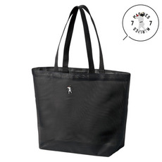 18選手展開 ワンポイント刺繍メッシュトートバッグ 詳細画像